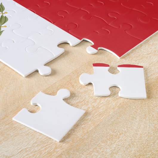 Mexico Plain Flag Legpuzzel (Zijkant)