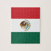 Mexico Plain Flag Legpuzzel (Verticaal)