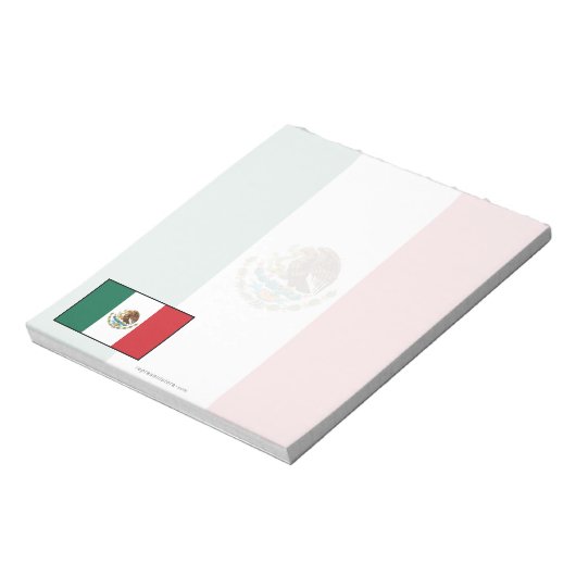 Mexico Plain Flag Notitieblok (Linkerzijde)
