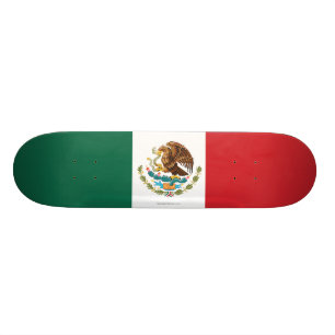 Mexico Plain Flag Persoonlijk Skateboard