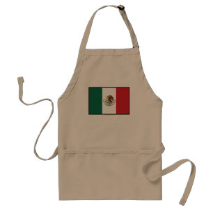 Mexico Plain Flag Standaard Schort