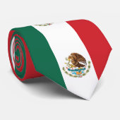 Mexico Plain Flag Stropdas (Opgerold)