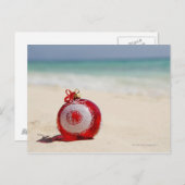 Mexico, Playa Del Carmen, kerstversiering Feestdagenkaart (Voorkant / Achterkant)