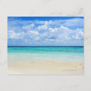 Mexico, Playa Del Carmen, tropisch strand Briefkaart