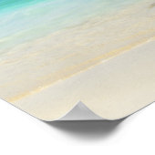 Mexico, Playa Del Carmen, tropisch strand Poster (Hoek)