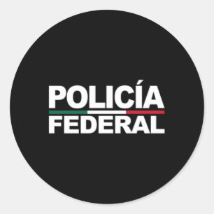 Mexico Policia Federale Mexicaanse Politiewet Ronde Sticker