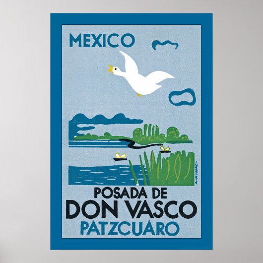Mexico - Posada de Don Vasco Poster (Voorkant)
