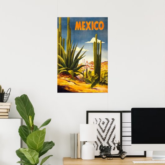 Mexico-Poster Poster (Thuiskantoor)