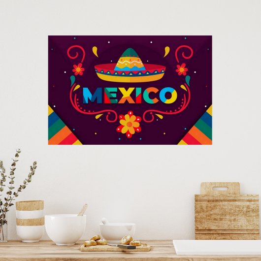 Mexico-Poster Poster (Keuken)