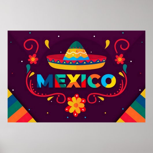 Mexico-Poster Poster (Voorkant)