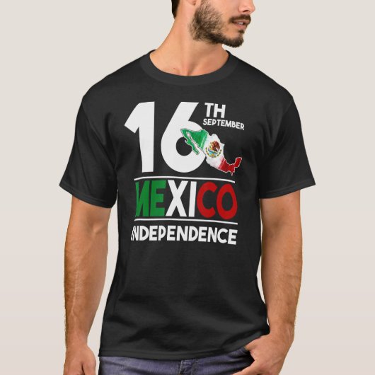 Mexico Pride Independence Day 2022 Mexicaanse vlag T-shirt (Voorkant)