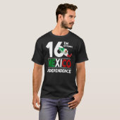 Mexico Pride Independence Day 2022 Mexicaanse vlag T-shirt (Voorkant volledig)
