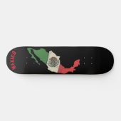Mexico Pride Mexicaanse vlag Groen Rood White, zwa Persoonlijk Skateboard (Horizontaal)