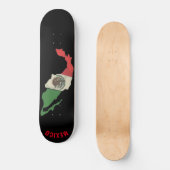 Mexico Pride Mexicaanse vlag Groen Rood White, zwa Persoonlijk Skateboard (Voorkant)