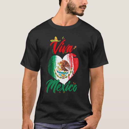 Mexico Pride Onafhankelijkheidsdag 2022 Mexicaanse T-shirt (Voorkant)