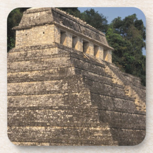 Mexico, provincie Chiapas, Palenque. Tempel van 2 Drankjes Onderzetter