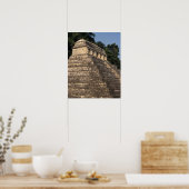 Mexico, provincie Chiapas, Palenque. Tempel van 2 Poster (Keuken)
