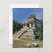 Mexico, provincie Chiapas, Palenque. Tempel van Briefkaart (Voorkant / Achterkant)
