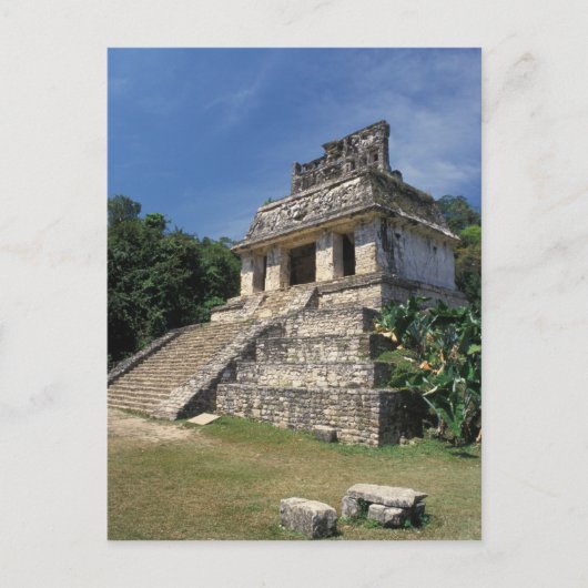 Mexico, provincie Chiapas, Palenque. Tempel van Briefkaart (Voorkant)