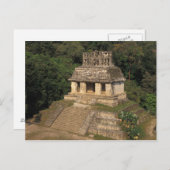 Mexico, provincie Chiapas, Palenque, tempel van Briefkaart (Voorkant / Achterkant)