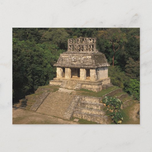 Mexico, provincie Chiapas, Palenque, tempel van Briefkaart (Voorkant)