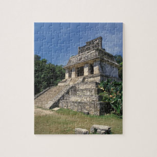 Mexico, provincie Chiapas, Palenque. Tempel van Legpuzzel