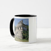 Mexico, provincie Chiapas, Palenque. Tempel van Mok (Voorkant links)
