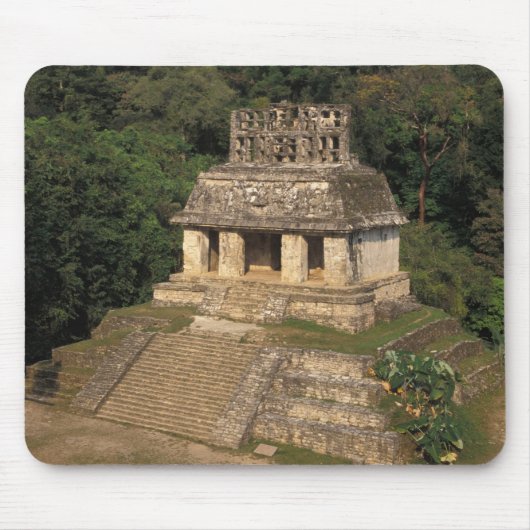 Mexico, provincie Chiapas, Palenque, tempel van Muismat (Voorkant)