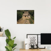 Mexico, provincie Chiapas, Palenque, Tempel van Poster (Thuiskantoor)