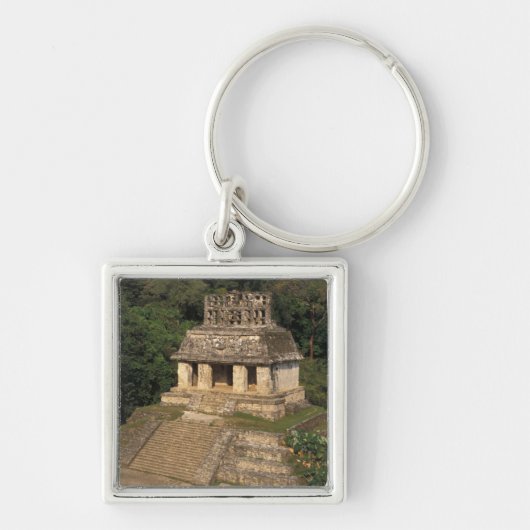 Mexico, provincie Chiapas, Palenque, Tempel van Sleutelhanger (Voorkant)