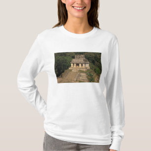 Mexico, provincie Chiapas, Palenque, Tempel van T-shirt
