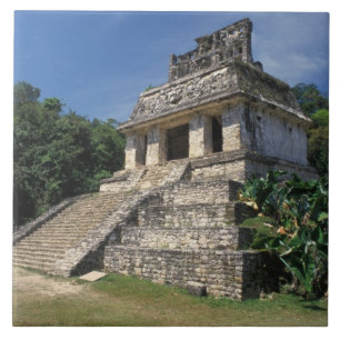 Mexico, provincie Chiapas, Palenque. Tempel van Tegeltje