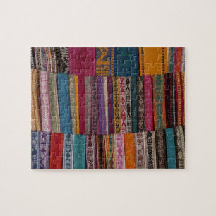 Mexico, provincie Oaxaca, Oaxaca, geweven gordels  Legpuzzel