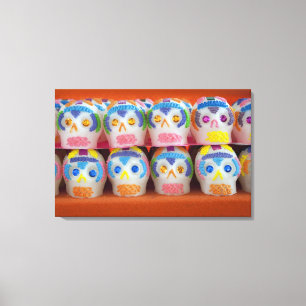 Mexico, provincie Oaxaca, Oaxaca, markt van Abasto Canvas Afdruk