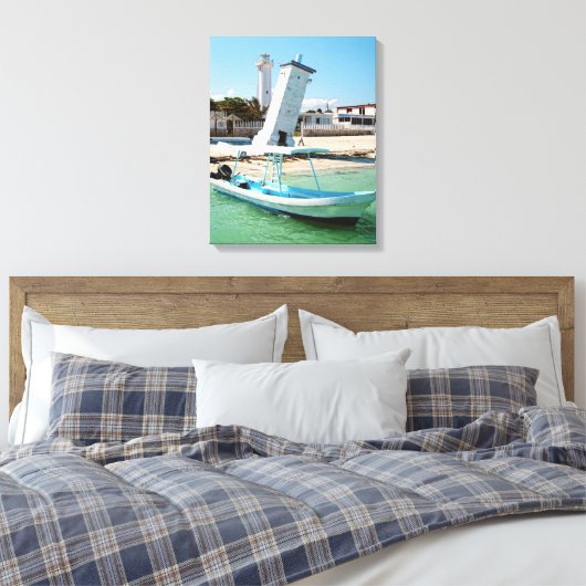 Mexico Puerto Morelos Canvas Afdruk (Insitu (Slaapkamer))
