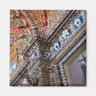 Mexico, Queretaro. Detail in  katholiek Magneet