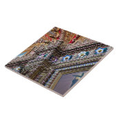 Mexico, Queretaro. Detail in  katholiek Tegeltje (Zijkant)