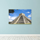 Mexico, Quintana Roo, bij Cancun, Chichen 4 Canvas Afdruk (Insitu (Houten vloer))