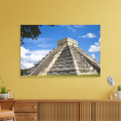 Mexico, Quintana Roo, bij Cancun, Chichen 4 Canvas Afdruk (Insitu (Woonkamer))