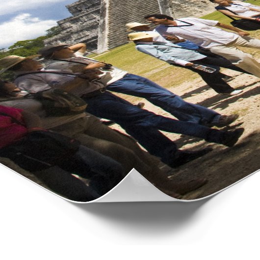 Mexico, Quintana Roo, bij Cancun, Chichen 4 Poster (Hoek)