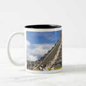 Mexico, Quintana Roo, bij Cancun, Chichen 4 Tweekleurige Koffiemok (Links)