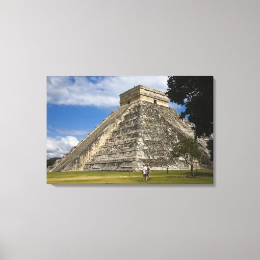Mexico, Quintana Roo, bij Cancun, Chichen 5 Canvas Afdruk (Voorkant)