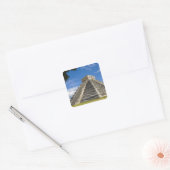 Mexico, Quintana Roo, bij Cancun, Chichen 5 Vierkante Sticker (Envelop)