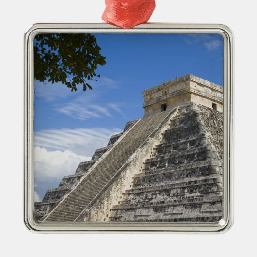 Mexico, Quintana Roo, bij Cancun, Chichen Metalen Ornament (Voorkant)