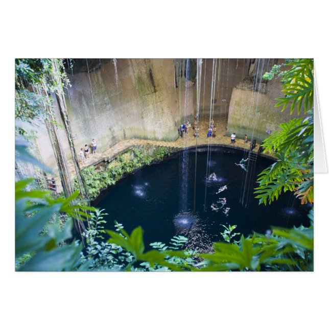 Mexico, Quintana Roo, bij Chichen Itza, (Voorkant Horizontaal)