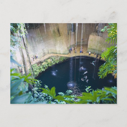 Mexico, Quintana Roo, bij Chichen Itza, Briefkaart (Voorkant)