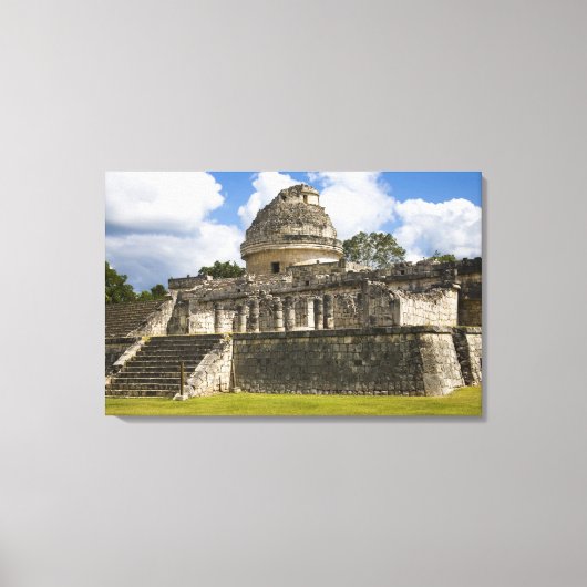 Mexico, Quintana Roo, nabij Cancun, Canvas Afdruk (Voorkant)