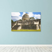 Mexico, Quintana Roo, nabij Cancun, Canvas Afdruk (Insitu (Houten vloer))