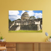 Mexico, Quintana Roo, nabij Cancun, Canvas Afdruk (Insitu (Woonkamer))