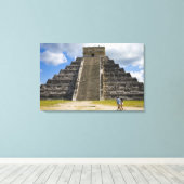 Mexico, Quintana Roo, nabij Cancun, Chichen 2 Canvas Afdruk (Insitu (Houten vloer))